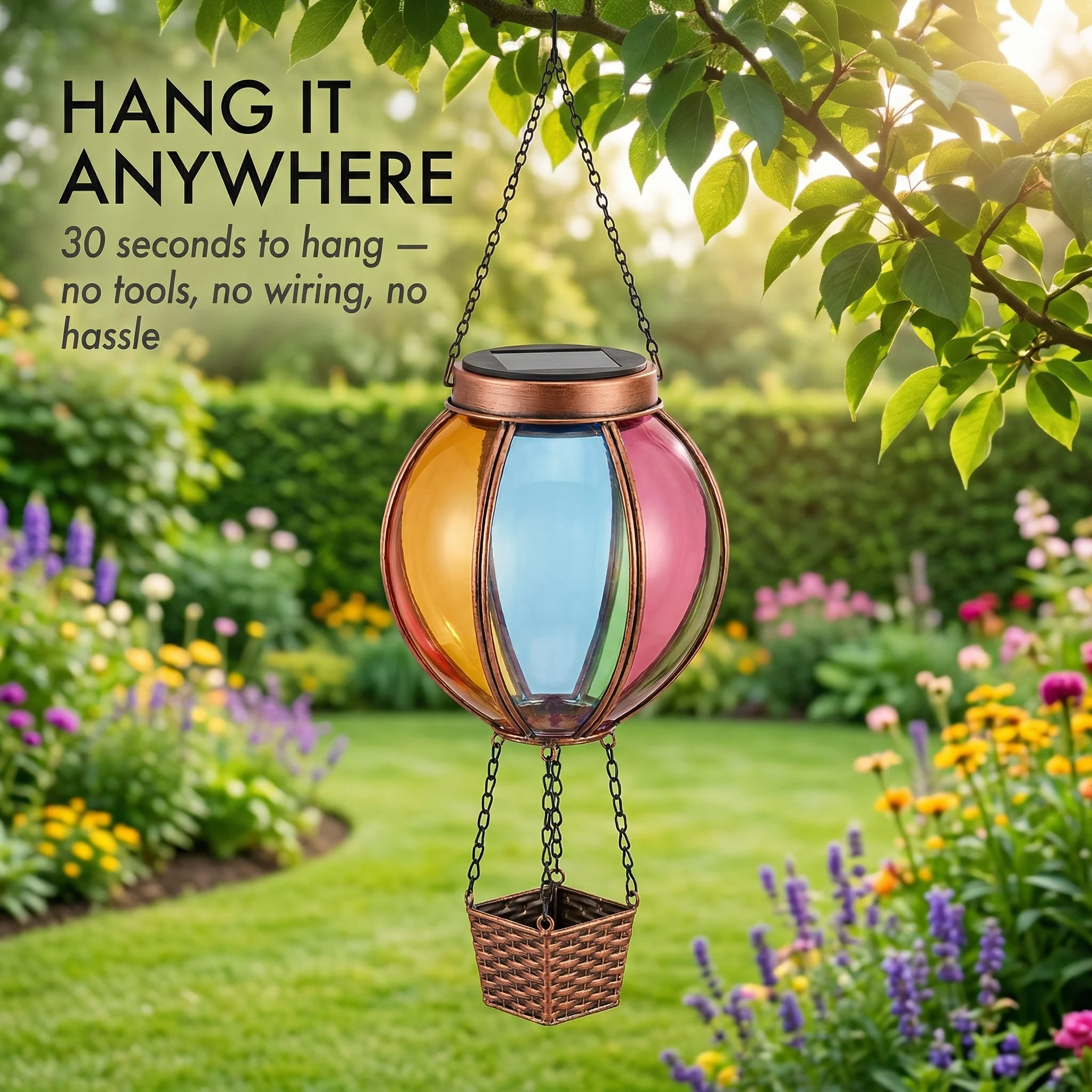 Amberwick™ – Solar Fire-Glow Hot Air Balloon Hanging Lantern +50% OFF - Image 2