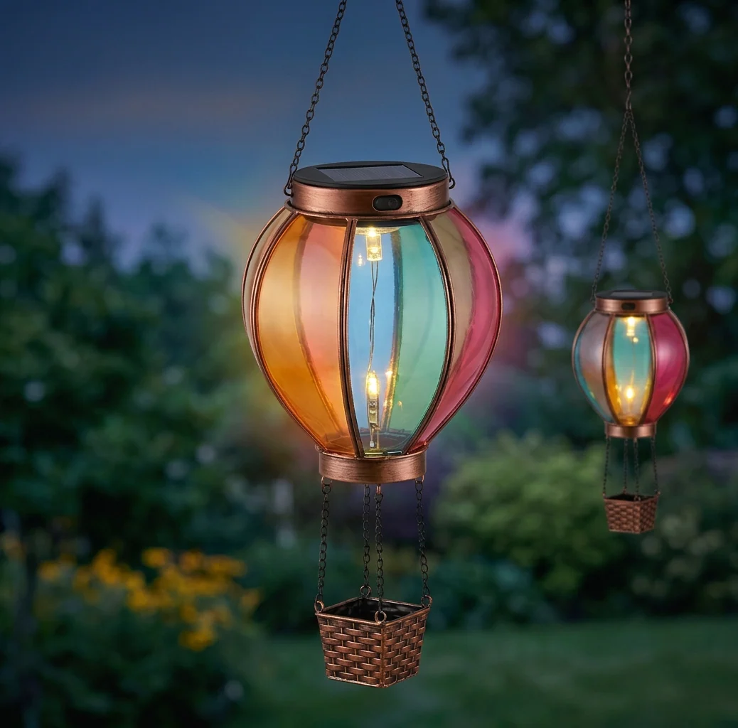 Amberwick™ – Solar Fire-Glow Hot Air Balloon Hanging Lantern +50% OFF - Image 8
