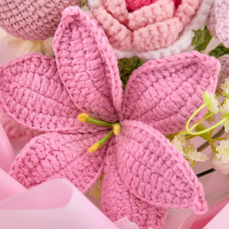 Heirloom™ – Handcrafted 13-Piece Crochet Flower Bouquet + 50% OFF - Image 4