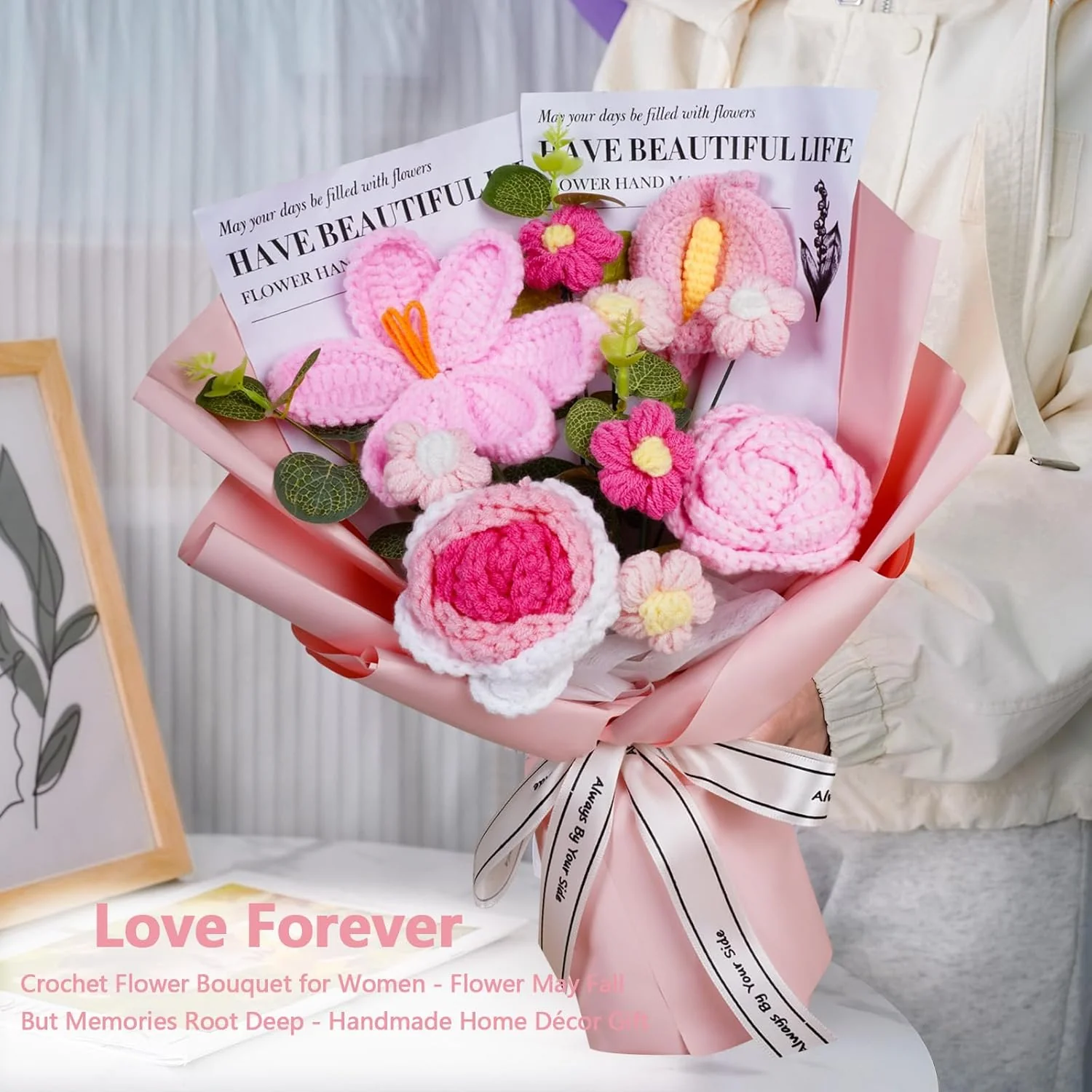 Heirloom™ – Handcrafted 13-Piece Crochet Flower Bouquet + 50% OFF - Image 7