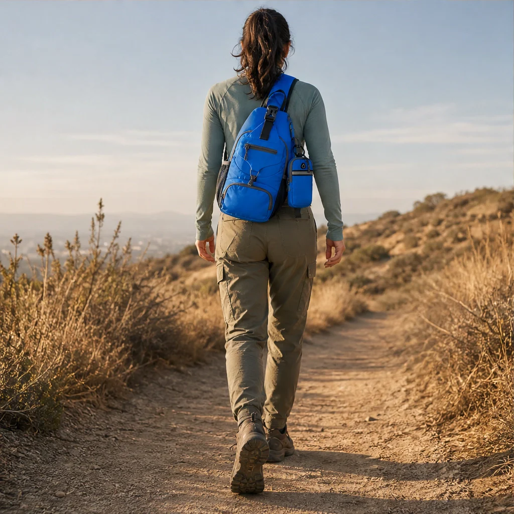 Crestpack™ – Packable Crossbody Sling Bag with Side Pockets for Hiking & Travel + 50% OFF - Image 4