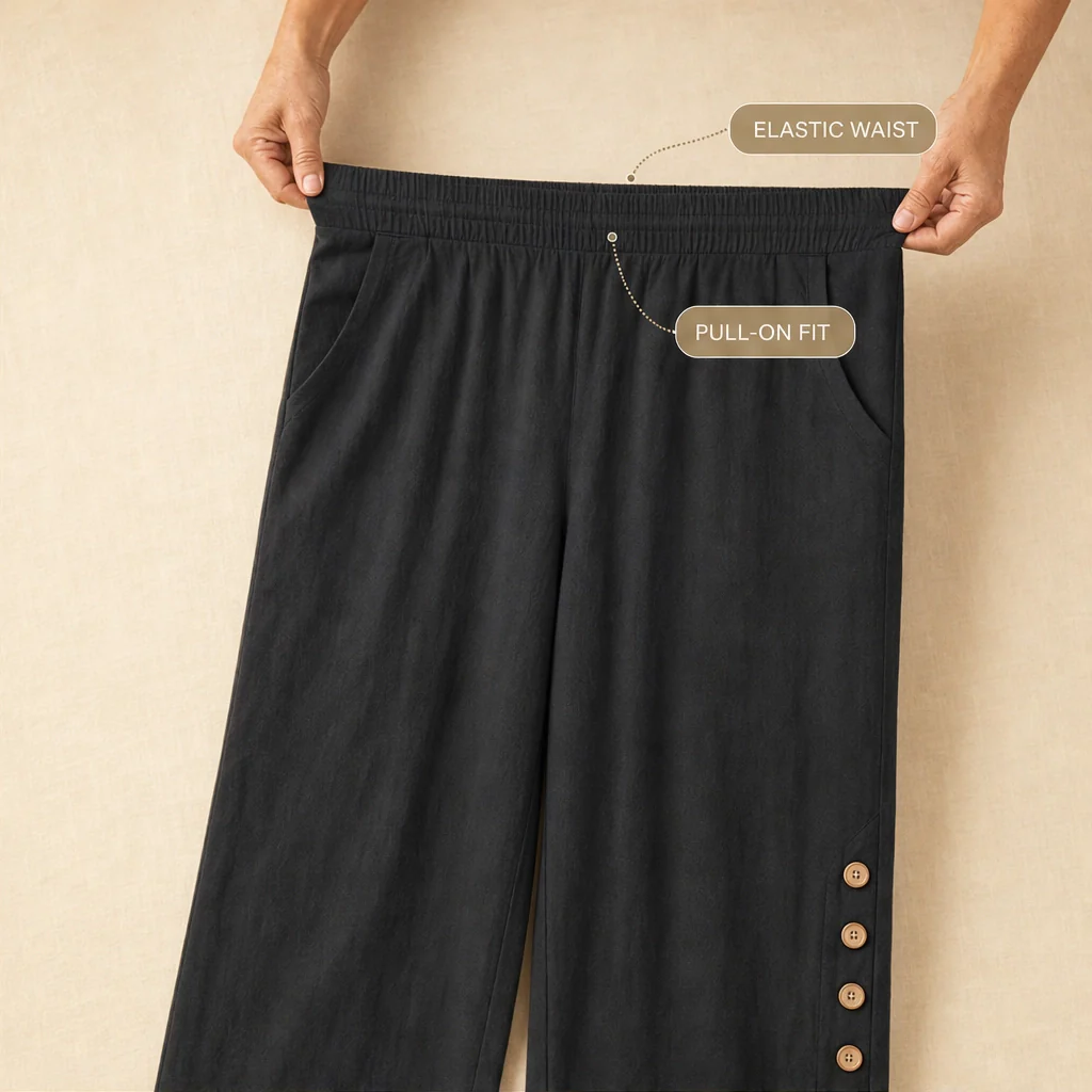 Lilära™ – Elastic-Waist Comfort Capri Pants + 50% OFF - Image 10