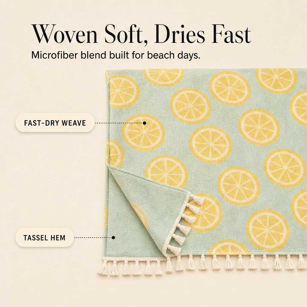 Coveley™ – 2-in-1 Convertible Beach Towel & Drawstring Backpack with Zip Pocket + 50% OFF - Image 5