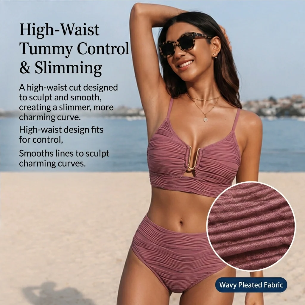 Marée™ – U-Wire Cutout 2-Piece Bikini Set + 50% OFF - Image 5