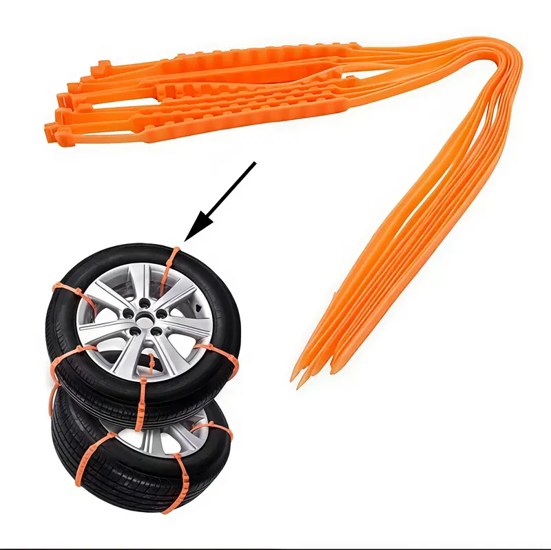 The GripMax PE Tire Chains - Emergency Anti-Skid Grip for Snow, Mud, and Sand + 50% OFF - Image 12