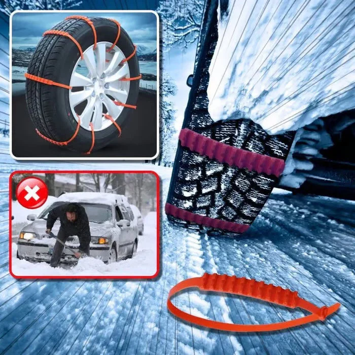 The GripMax PE Tire Chains - Emergency Anti-Skid Grip for Snow, Mud, and Sand + 50% OFF - Image 2