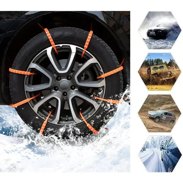 The GripMax PE Tire Chains - Emergency Anti-Skid Grip for Snow, Mud, and Sand + 50% OFF - Image 3
