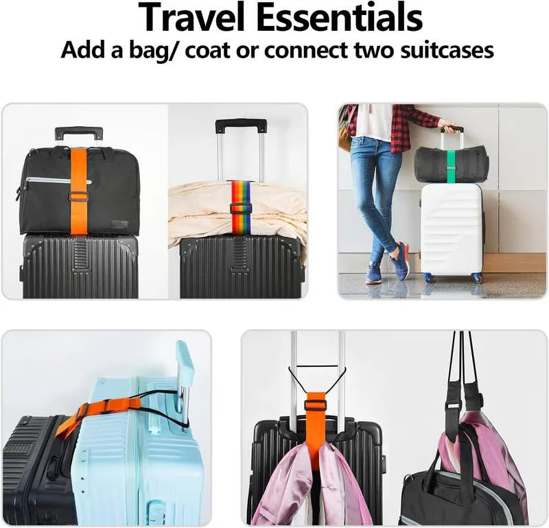 Prism™ – Iridescent Adjustable Luggage Connector Straps (2-Pack) + 50% off - Image 3