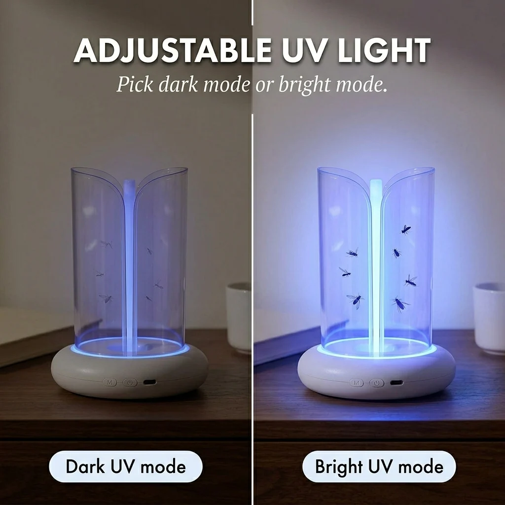 Hushlight™ – Silent 360° UV Mosquito Trap with 8-Color Mood Light +50% OFF - Image 5