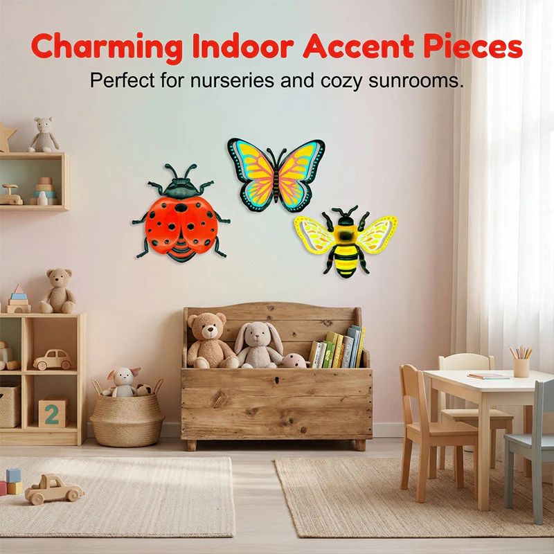 Bloomhaven™ – Weather-Resistant 3D Metal Bee, Butterfly & Ladybug Wall Decor +50% OFF - Image 10