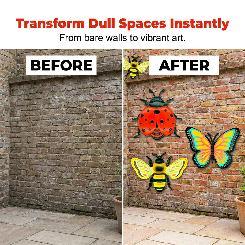 Bloomhaven™ – Weather-Resistant 3D Metal Bee, Butterfly & Ladybug Wall Decor +50% OFF - Image 11
