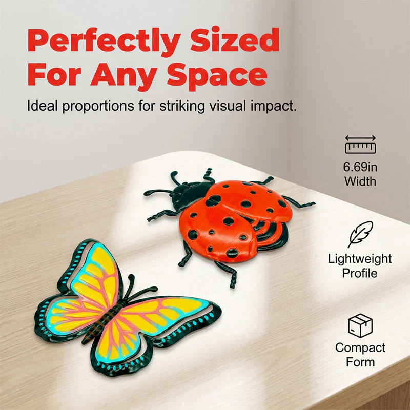 Bloomhaven™ – Weather-Resistant 3D Metal Bee, Butterfly & Ladybug Wall Decor +50% OFF - Image 5