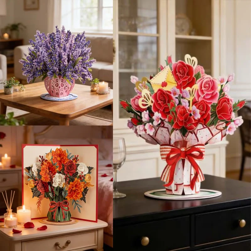 Posette™ – 3D Pop-Up Card with Detachable Flower Bouquet & Premium Envelope + Buy 1 GET 1 FREE - Image 10