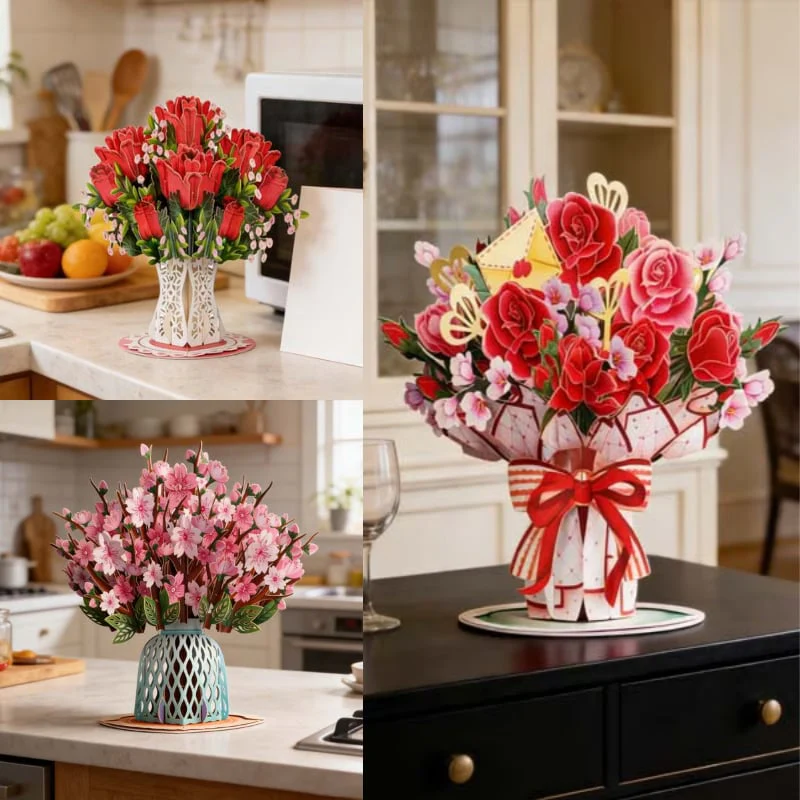 Posette™ – 3D Pop-Up Card with Detachable Flower Bouquet & Premium Envelope + Buy 1 GET 1 FREE - Image 5