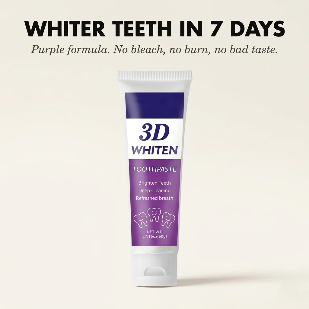 Pearlmint™ – Natural Whitening Toothpaste with Peppermint, Chamomile & Baking Soda + 50% OFF