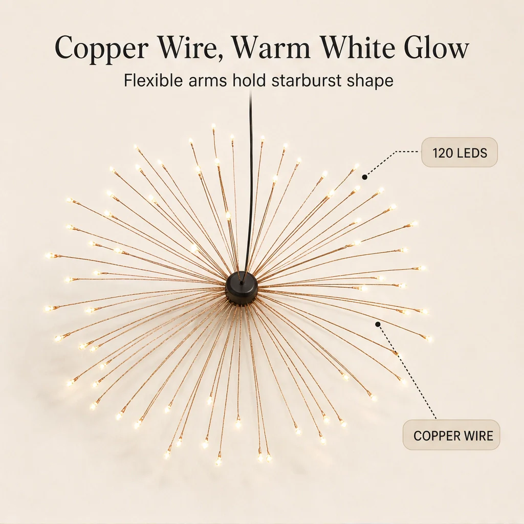 Emberbloom™ – Solar Fireworks Lights with Remote, 8 Modes & 480 LEDs + 50% OFF - Image 9