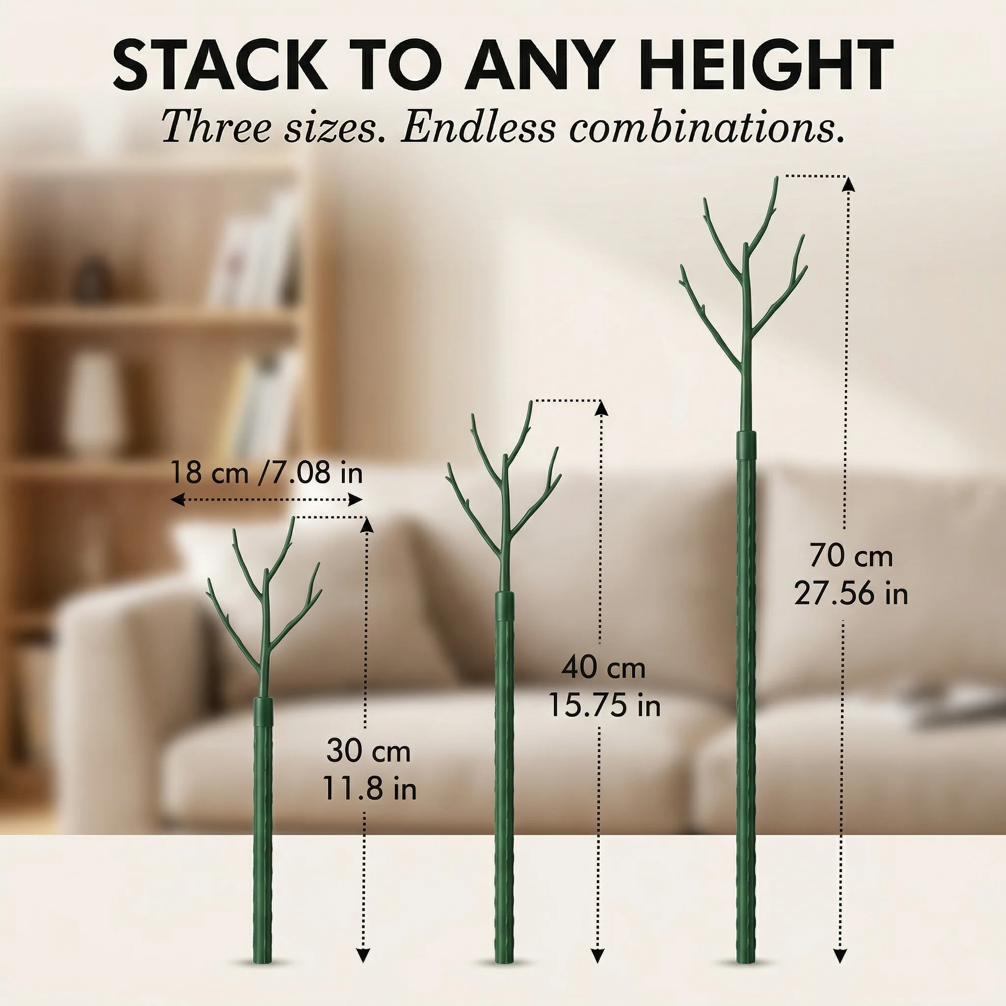 Tendriva™ – Stackable, Camouflage Plant Support Stakes for Monstera & Climbing Plants + 50% OFF - Image 4