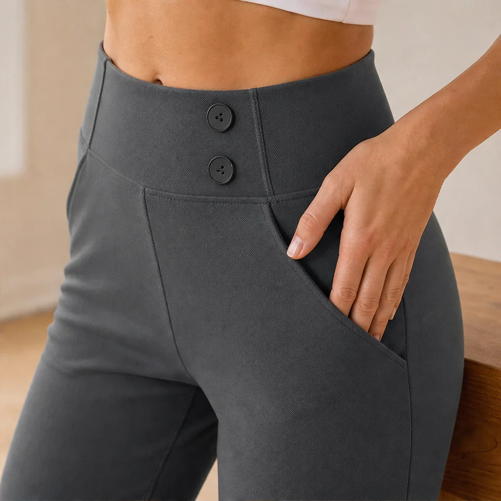 Curvelle™ – High-Waist Tummy-Control Yoga Capri Trousers with Deep Pockets + 50% OFF - Image 6
