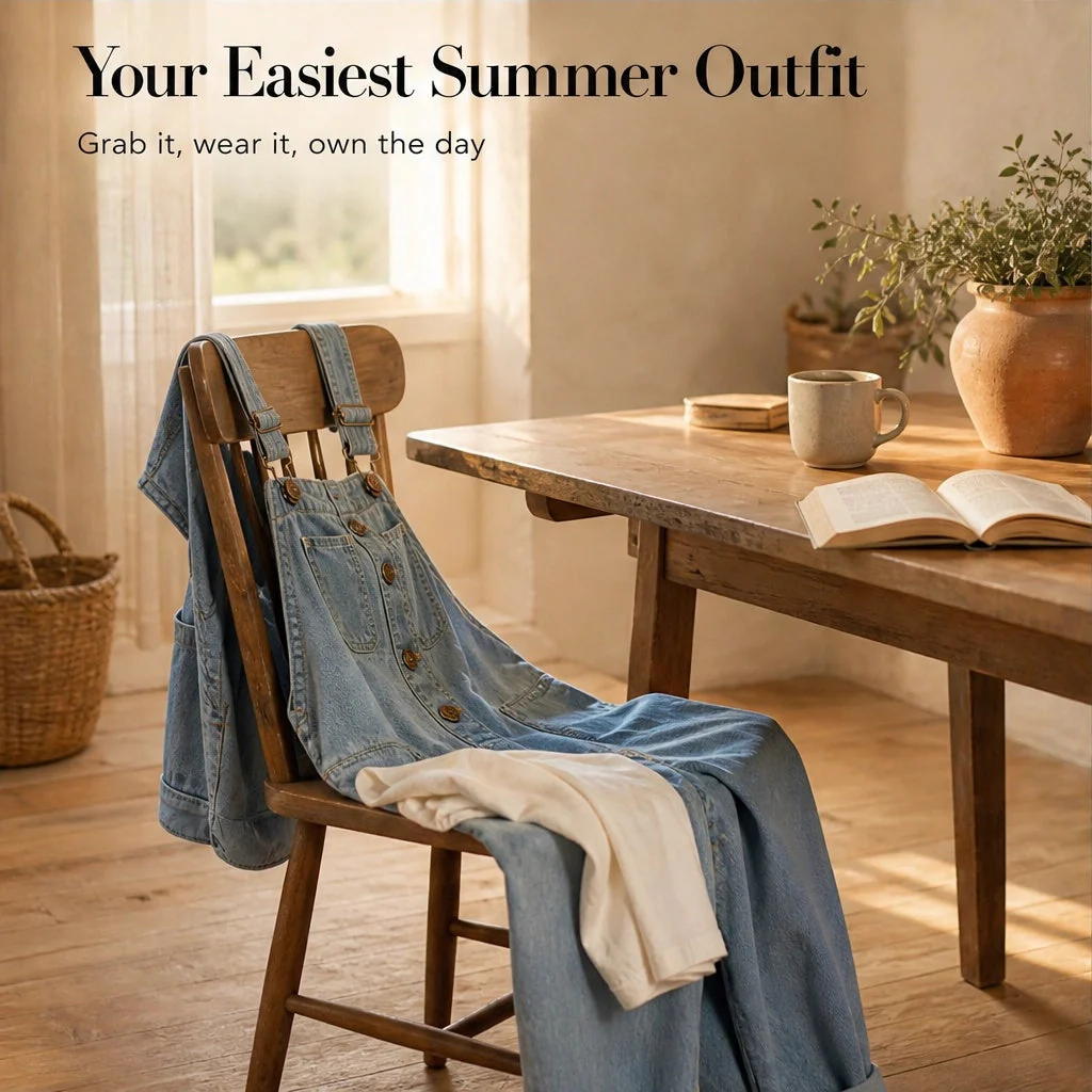 Larkmont™ – Wide-Leg Vintage Buckle Denim Overalls + 50% OFF - Image 11