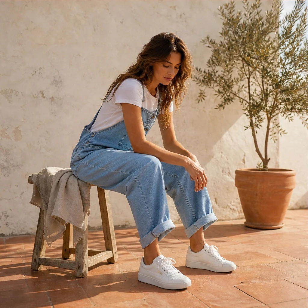 Larkmont™ – Wide-Leg Vintage Buckle Denim Overalls + 50% OFF - Image 4