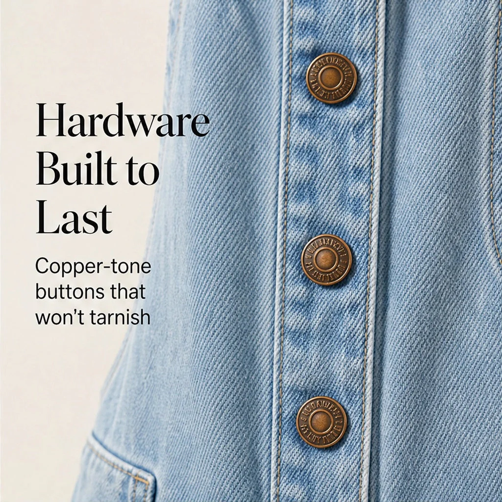 Larkmont™ – Wide-Leg Vintage Buckle Denim Overalls + 50% OFF - Image 7