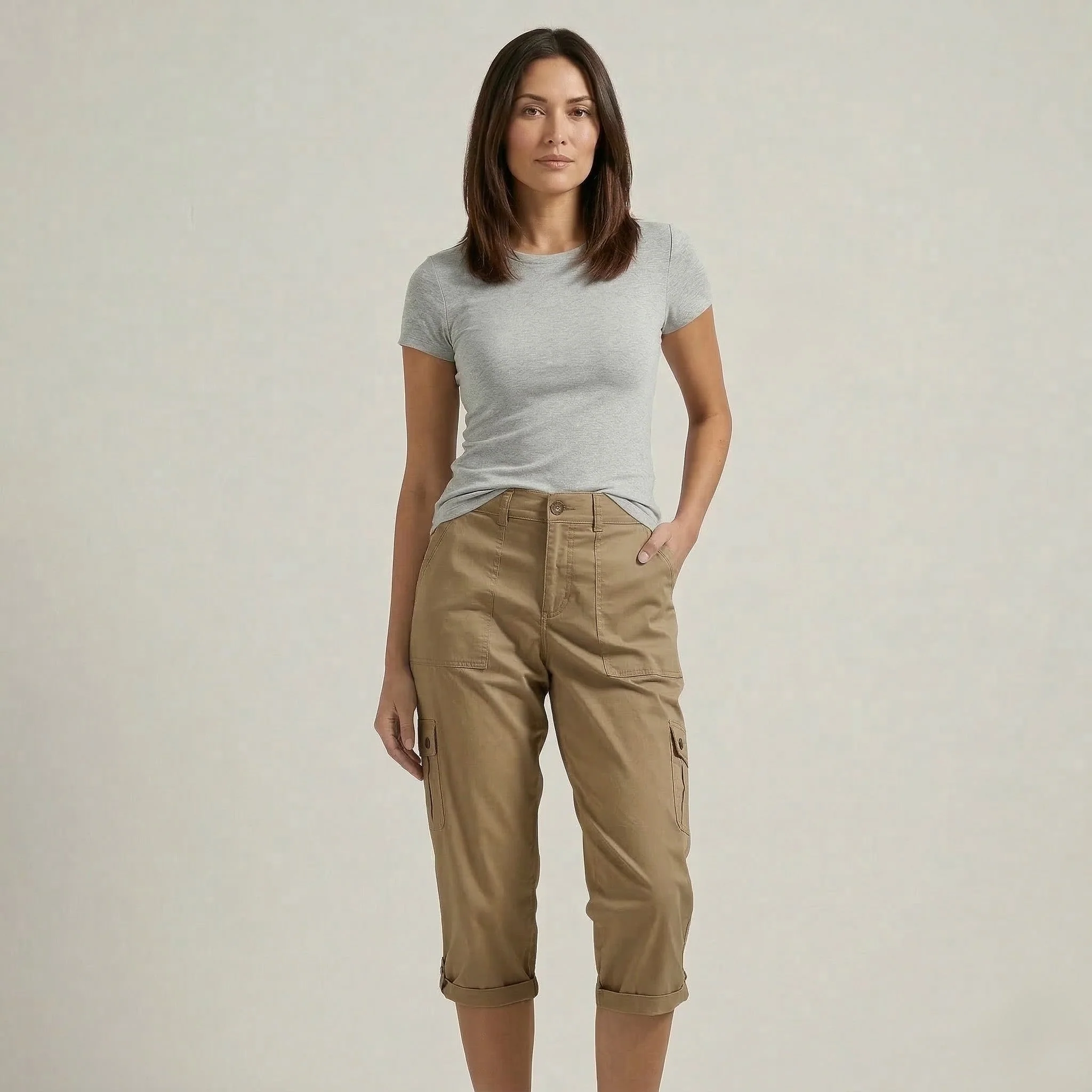 Stridewell™ – Stretch Cargo Capri Pants for Women | Multi-Pocket | S-2XL +50% OFF - Image 10