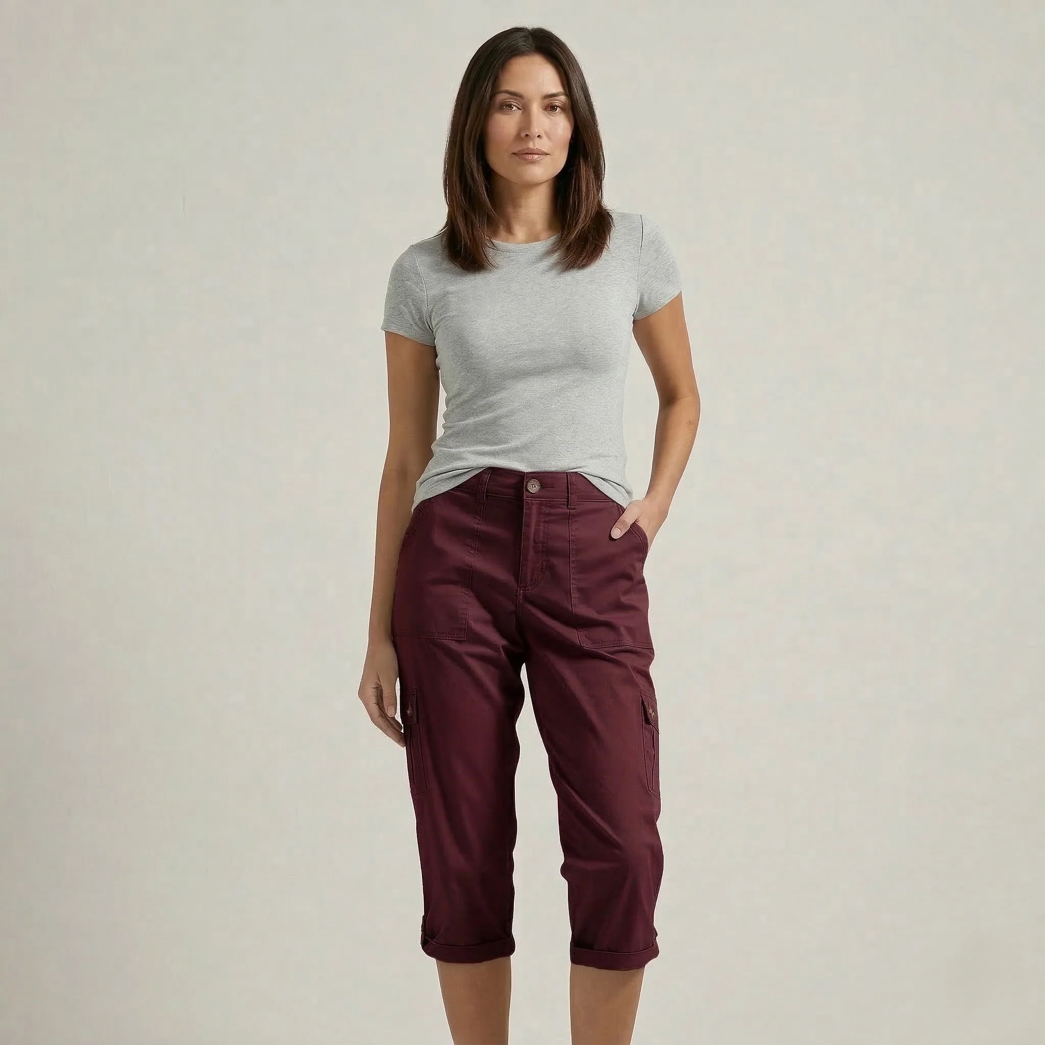 Stridewell™ – Stretch Cargo Capri Pants for Women | Multi-Pocket | S-2XL +50% OFF - Image 12