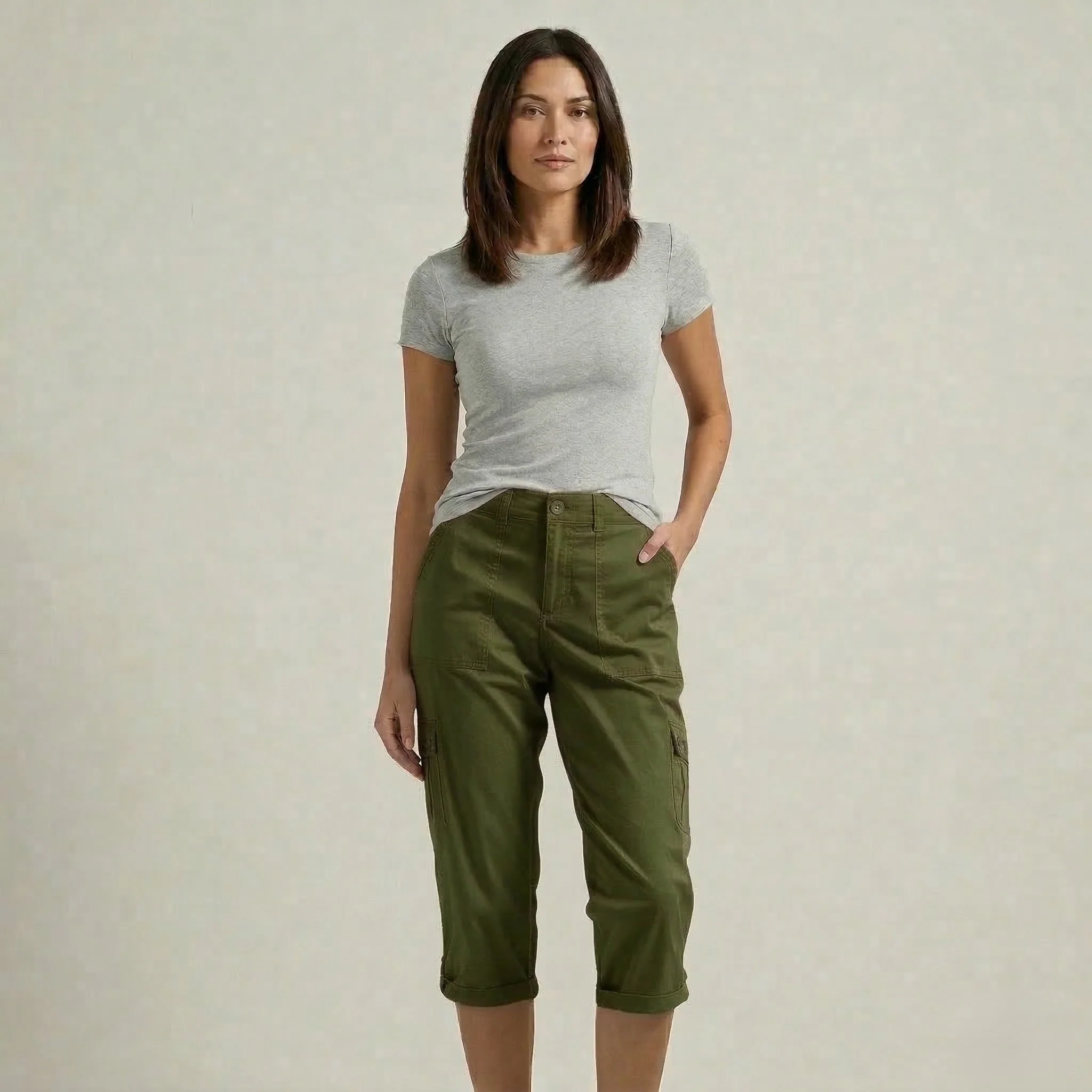 Stridewell™ – Stretch Cargo Capri Pants for Women | Multi-Pocket | S-2XL +50% OFF - Image 8