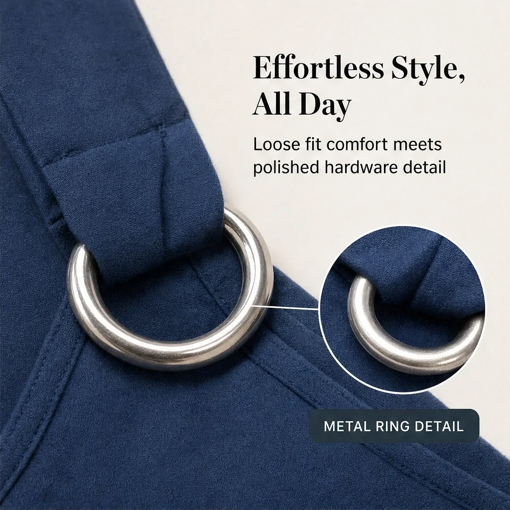 Solea™ – Ring-Detail Sleeveless Top & Shorts Co-ord Set + 50% OFF - Image 6
