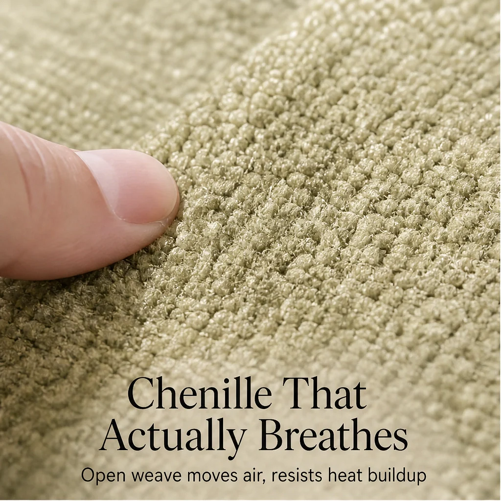 Hearthen™ – Soft Chenille Non-Slip Sofa Cover, Botanical Leaf Design + 50% OFF - Image 6