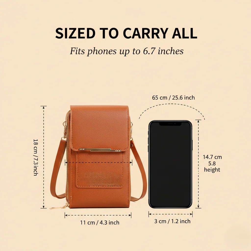 Caravel™ – Anti-Theft Touchscreen Crossbody Phone Bag + 50% OFF - Image 4