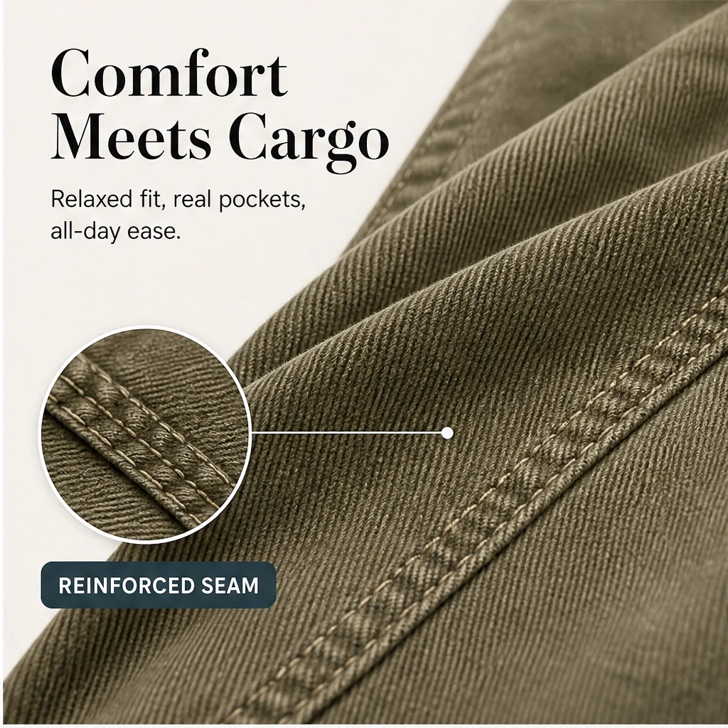 Driftwell ™– Deep-Pocket Breathable Loose-Fit Cargo Capris + 50% OFF - Image 5