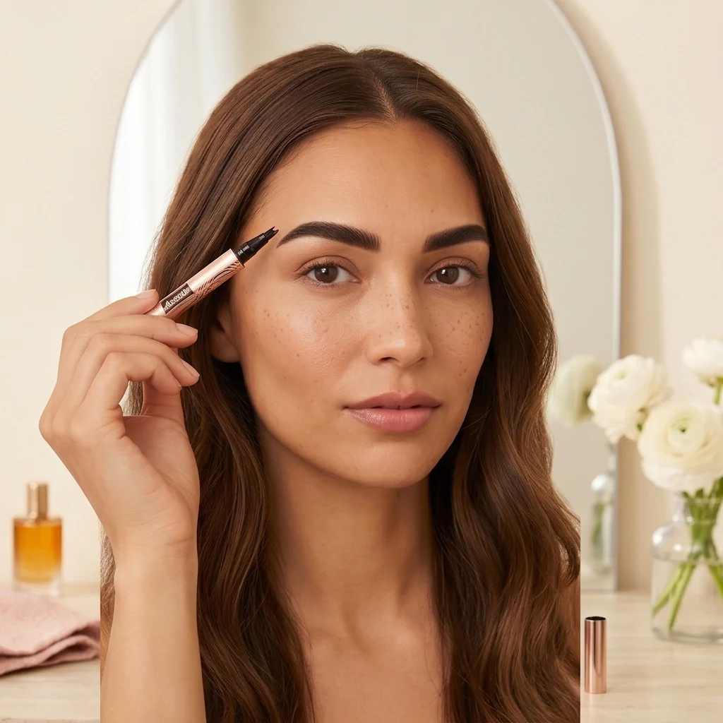 Arcelle™ – 4-Tip Microblading Effect Waterproof Liquid Brow Pen + 50% OFF - Image 9