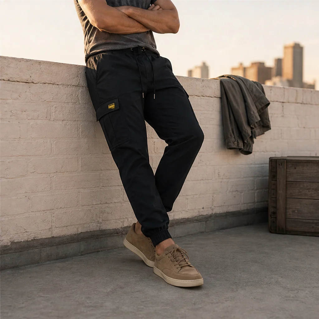 Norden™ – Hybrid Cargo Jogger Trousers with Tapered Cuffs & Drawstring Waist + 50% OFF - Image 2