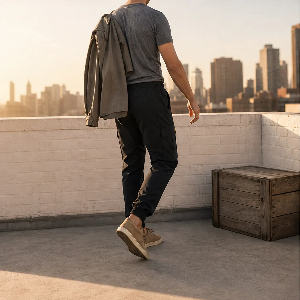 Norden™ – Hybrid Cargo Jogger Trousers with Tapered Cuffs & Drawstring Waist + 50% OFF - Image 3