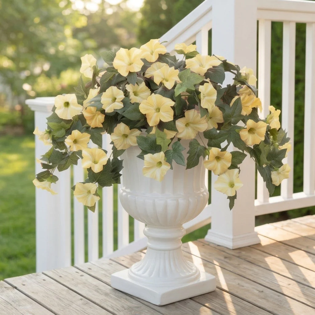 Bloomhaven™ – UV-Resistant Lifelike Petunia Artificial Outdoor Flowers, 2 Bundles + 50% OFF - Image 6