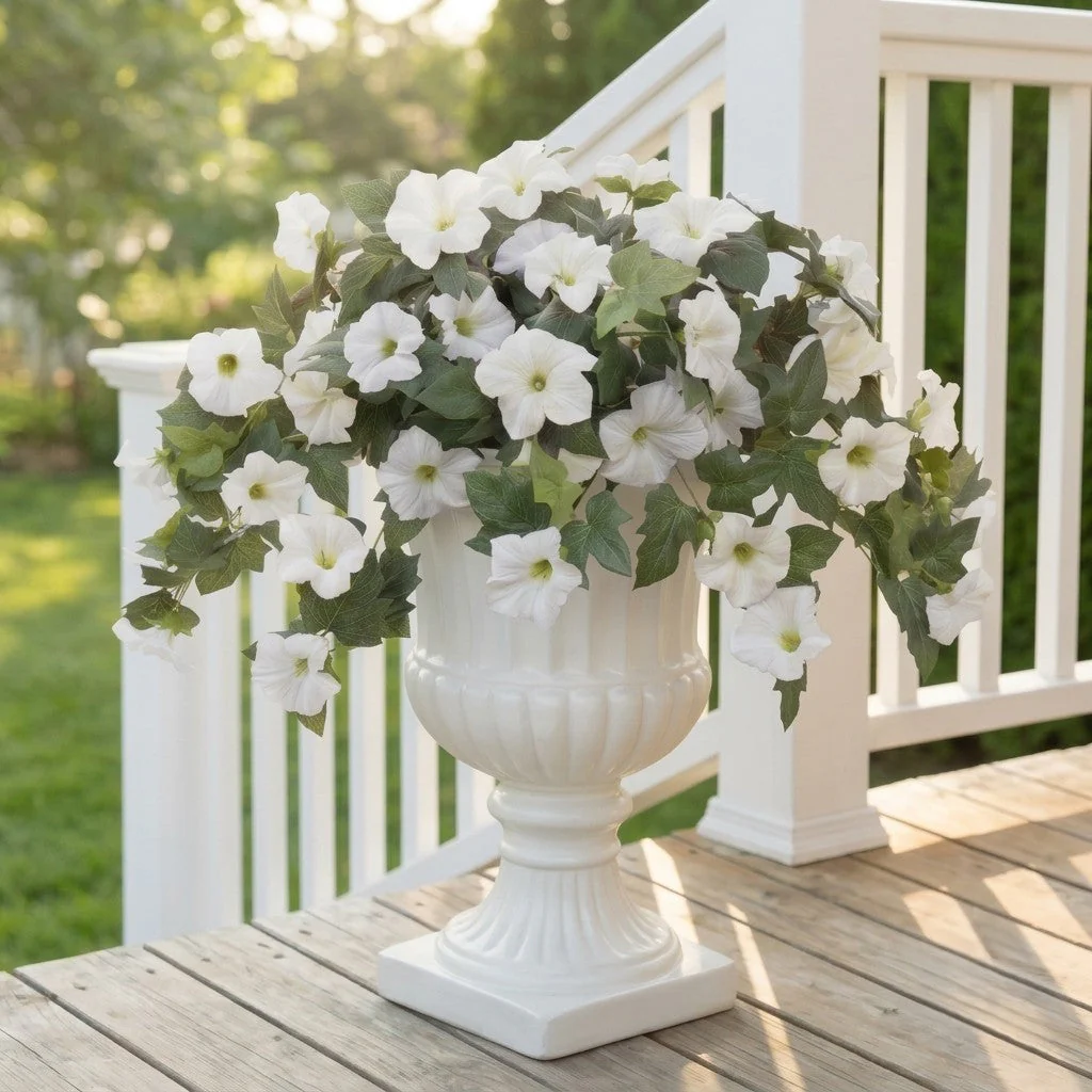Bloomhaven™ – UV-Resistant Lifelike Petunia Artificial Outdoor Flowers, 2 Bundles + 50% OFF - Image 7