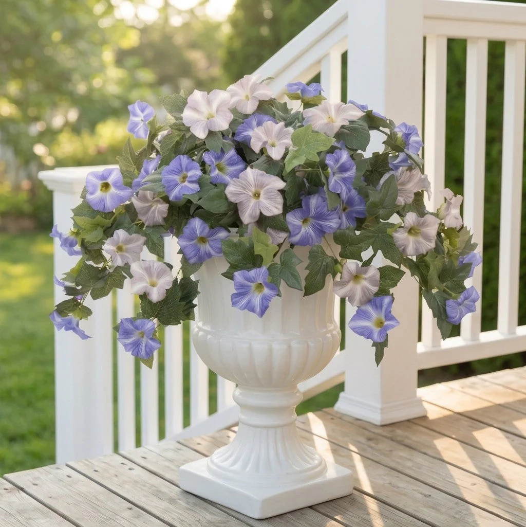 Bloomhaven™ – UV-Resistant Lifelike Petunia Artificial Outdoor Flowers, 2 Bundles + 50% OFF - Image 8
