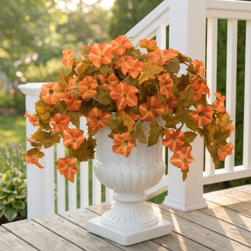 Bloomhaven™ – UV-Resistant Lifelike Petunia Artificial Outdoor Flowers, 2 Bundles + 50% OFF - Image 9