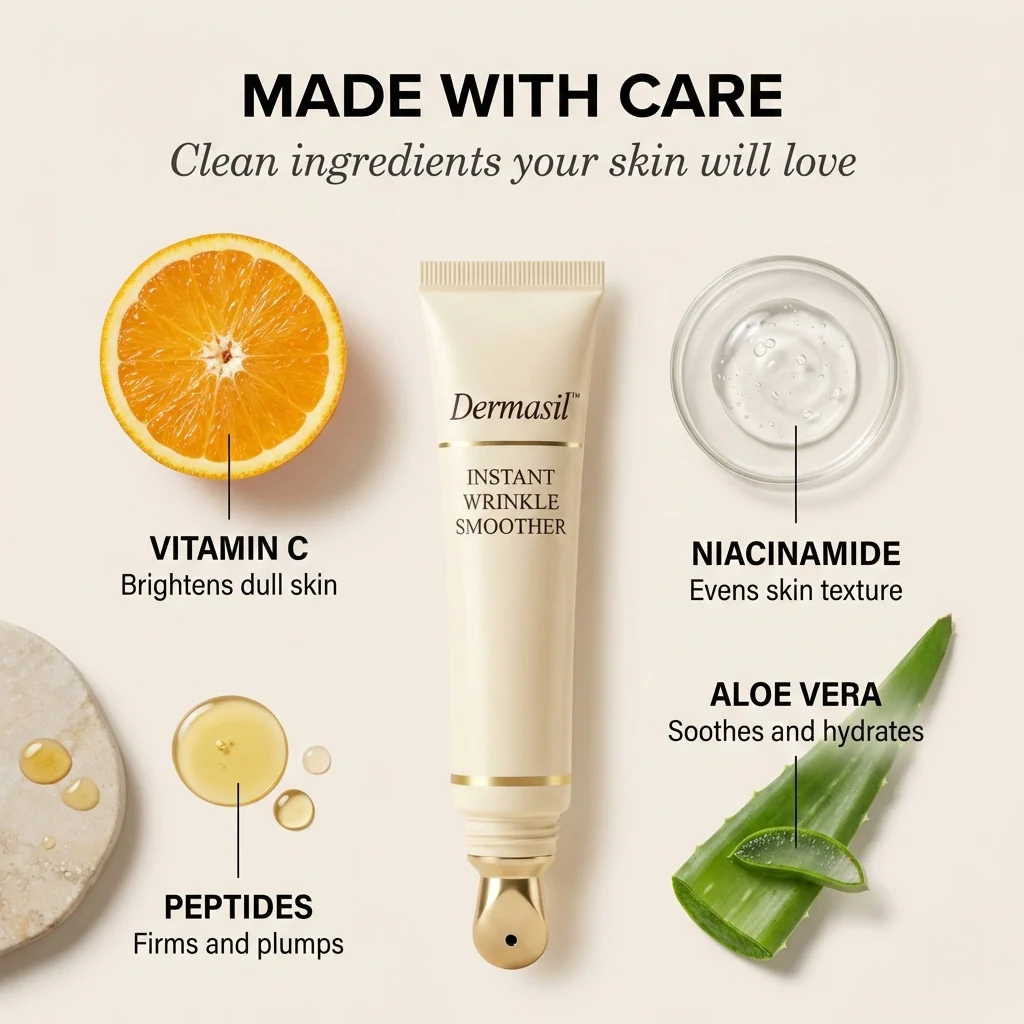 Dermasil™ – Instant Wrinkle Smoothing Cream | Visibly Tightens & Fills Lines in 60 Seconds + 1+ 1 FREE - Image 4
