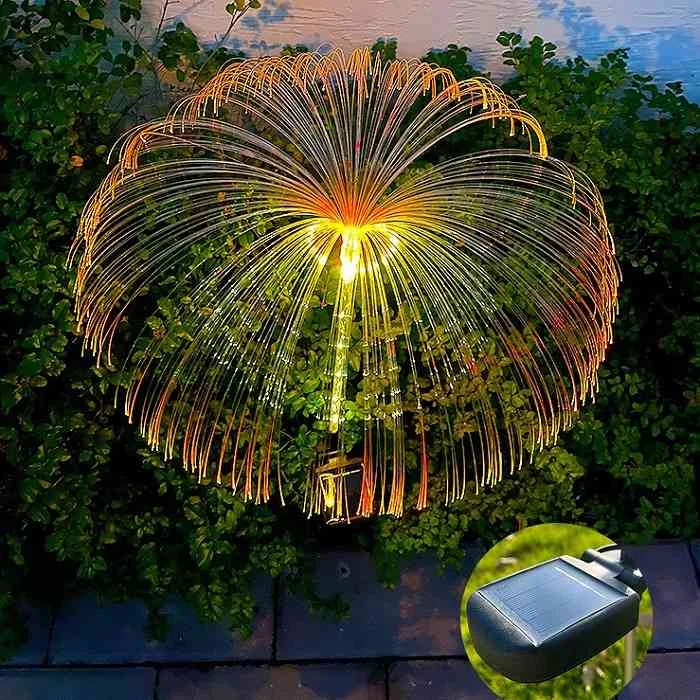 The GlowJelly Solar Garden Lamp- Color-Changing Jellyfish, 10 Hour Power, and IP65 Waterproof + 50% OFF - Image 4
