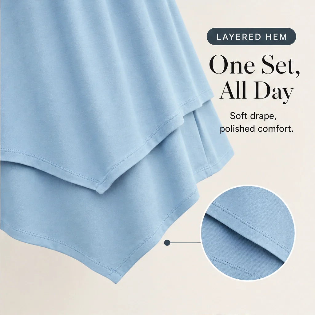 Lullara™ – Layered Tunic Top & Wide-Leg Trouser Set + 50% OFF - Image 5