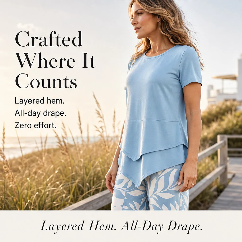 Lullara™ – Layered Tunic Top & Wide-Leg Trouser Set + 50% OFF - Image 8