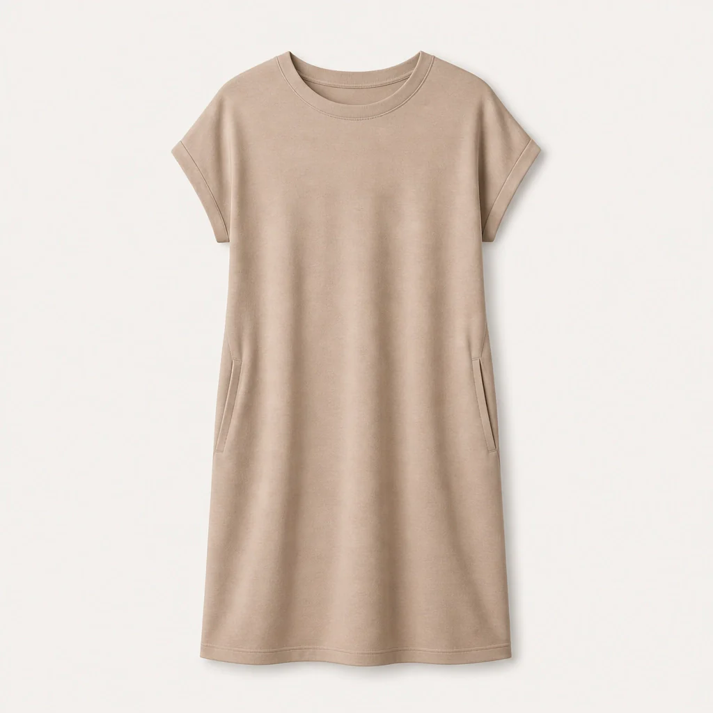 Solenne™ – Soft Breathable Midi T-Shirt Dress with Pockets + 50% OFF - Image 11