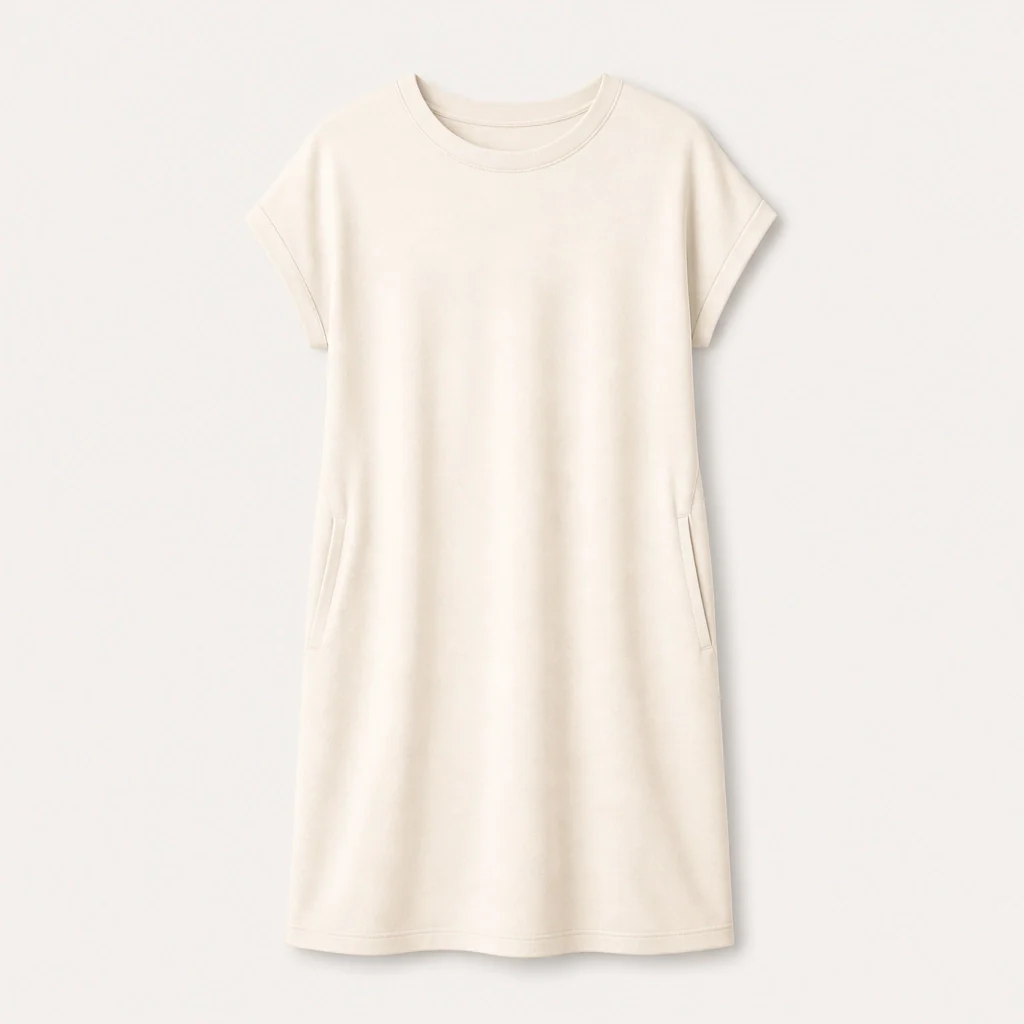 Solenne™ – Soft Breathable Midi T-Shirt Dress with Pockets + 50% OFF - Image 14