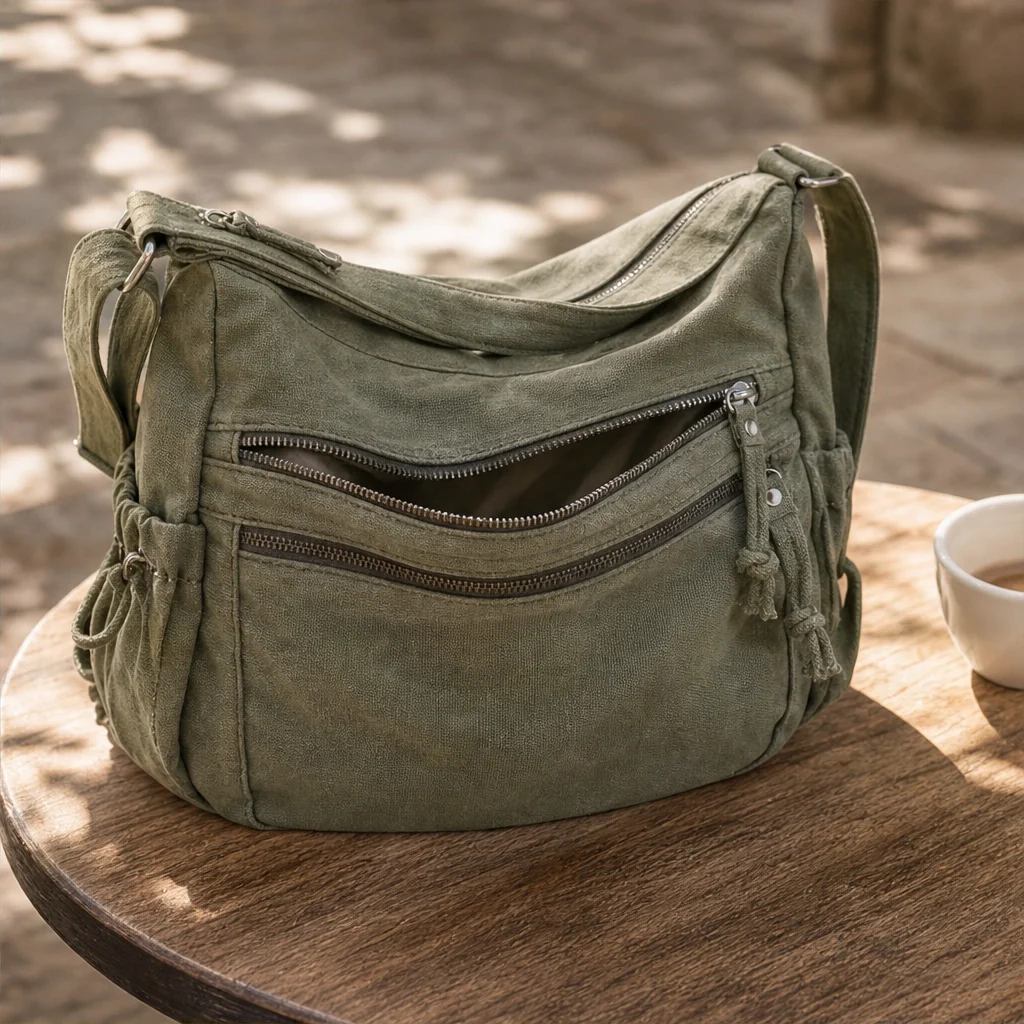 Marlowe™ – Multi-Pocket Slouchy Hobo Shoulder & Crossbody Bag + 50% OFF - Image 2