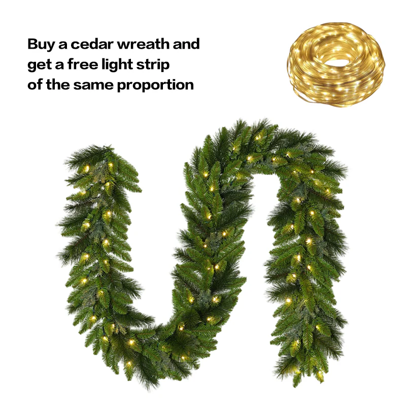 The EverLush Cedar Garland - A Cozy Christmas Sparkle, Instantly + 50% OFF - Image 3