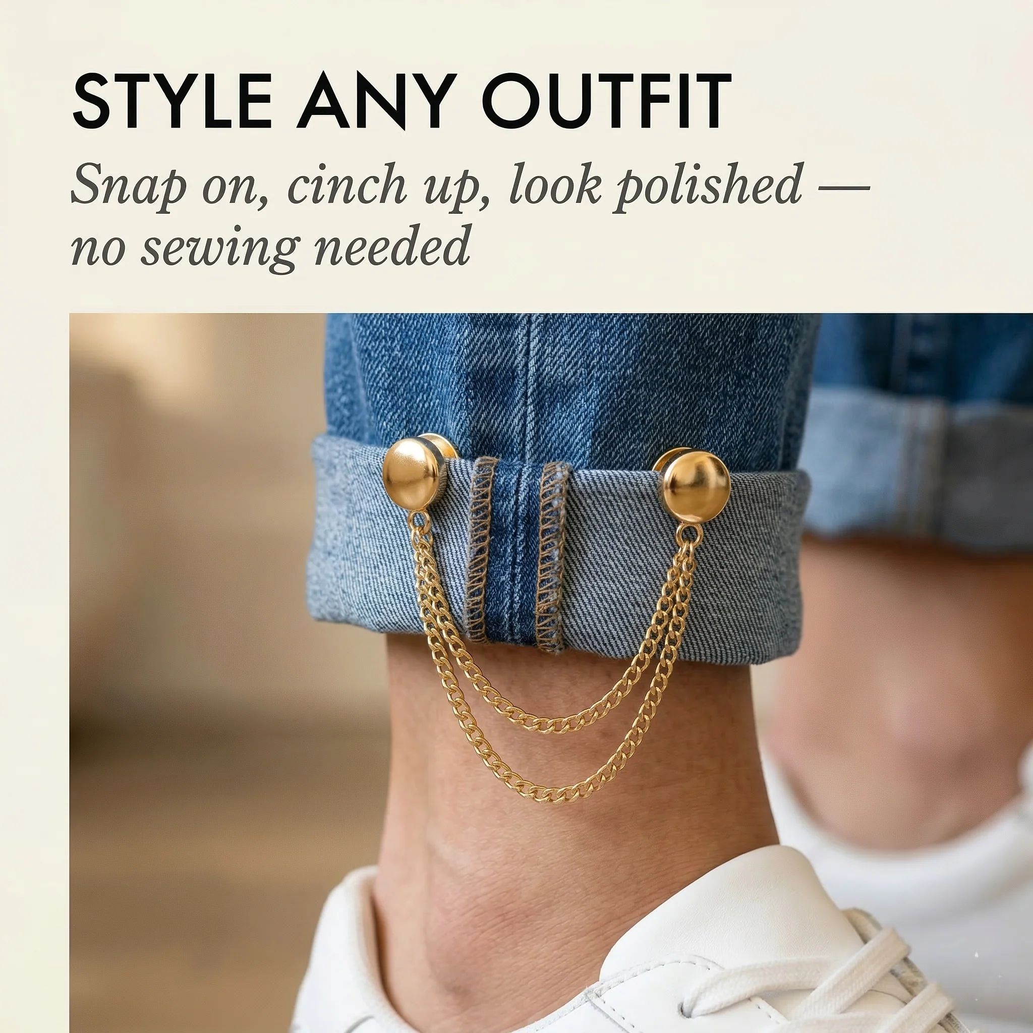 Cinchelle™ – Magnetic Clothing Clips with Double Chain Accent + 50% OFF - Image 3