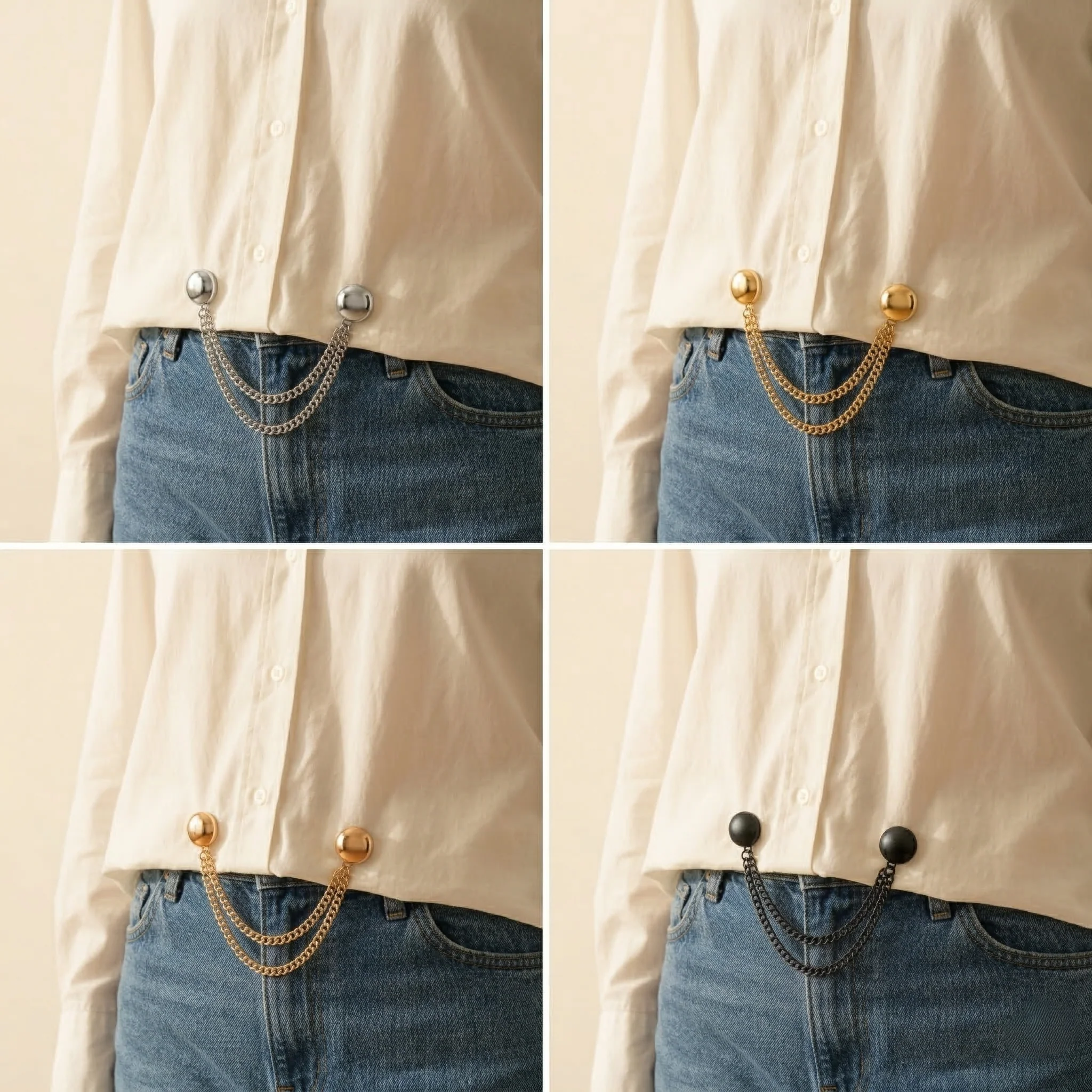 Cinchelle™ – Magnetic Clothing Clips with Double Chain Accent + 50% OFF - Image 7
