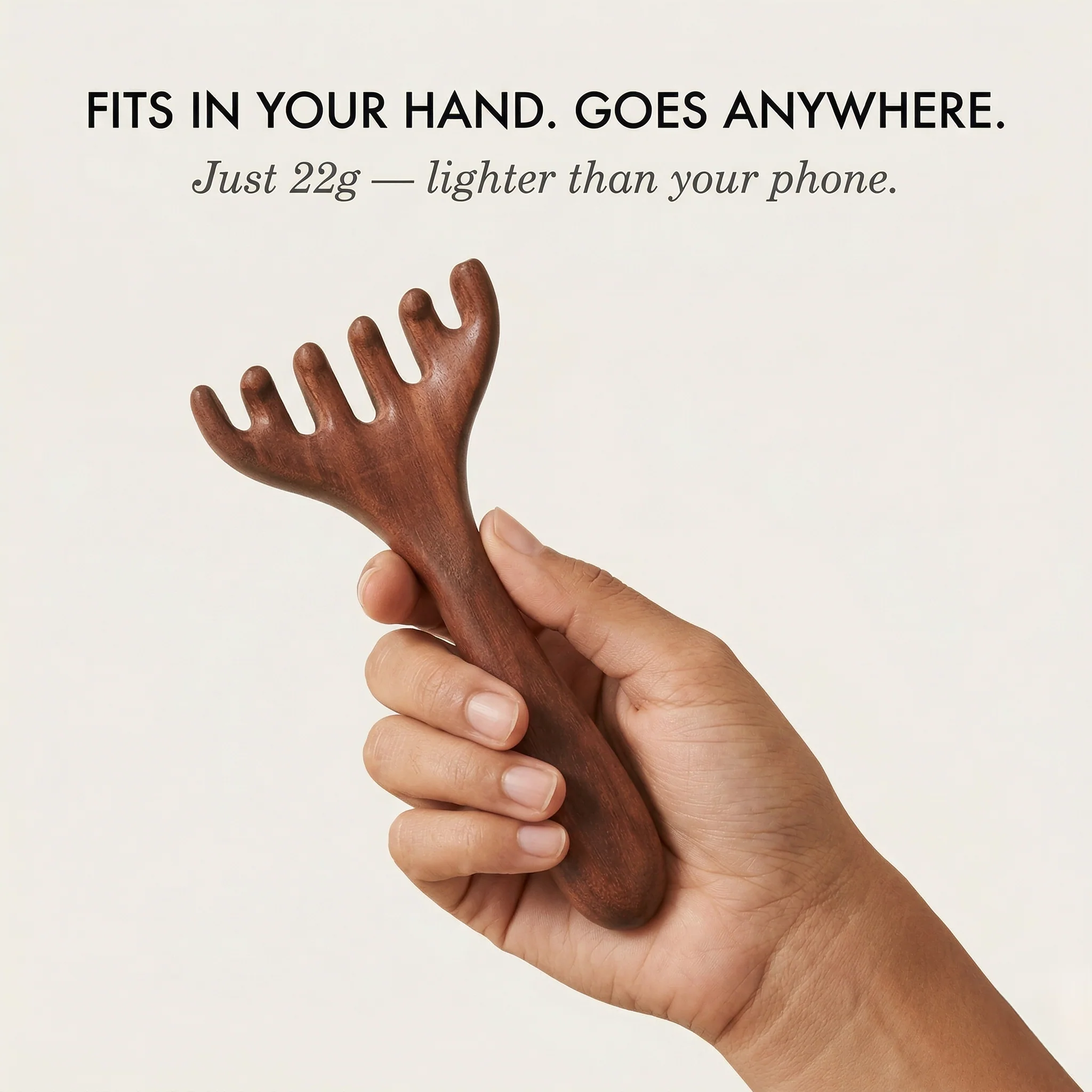 Knotwell™ – Six-Claw Wooden Scalp & Meridian Massage Tool + 50% OFF - Image 2